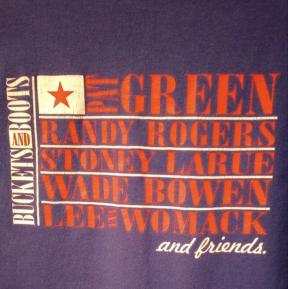 🐮 🐄 Vintage 2011 Texas Country Artists Short Sleeve T-Shirt